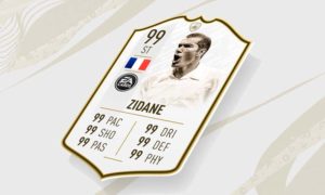 Zidane fifa card